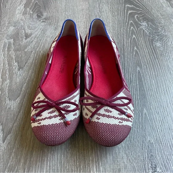 Rothy’s Botanical Burgundy Flats - Picture 4 of 5